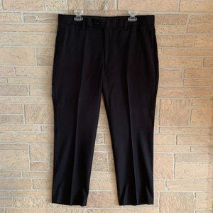 Tailored Louis Raphael Black Slim Slacks 38x30